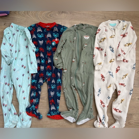 Pekkle Other - 2T Toddler Pajama Bundle | Pekkle Footed Sleepers